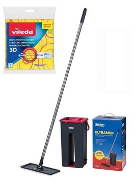 Mop Wiadro wyciskacz ULTRAMOP PROMIS +GRATIS VILEDA