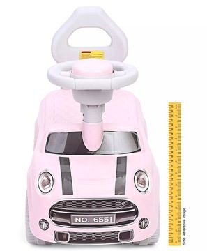 MINI COOPER RIDE ON, WALKER, PUSHER, HORN, PINK ДЛЯ РЕБЕНКА, ДЕВОЧКИ