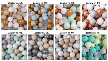 Пластиковые шарики, шарики, набор 400 штук, 7см.