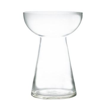 WAZON WINDI przezroczysty szklany śr. 13cm