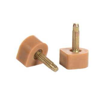 Fleki do butów z bolcem 9x9 mm Beżowe USA