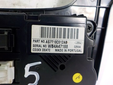 FORD MONDEO MK4 S-MAX GALAXY PANEL PŘEPÍNAČ KLIMATIZACE