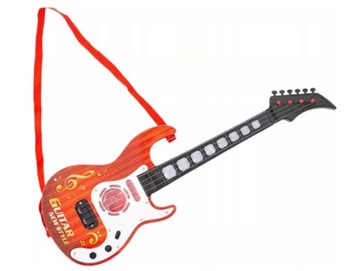 GITARA ELEKTRYCZNA ROKOWA DLA DZIECI GRA I ŚWIECI