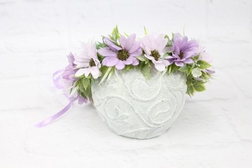 Венок для причастия, ромашка, украшение из ромашек