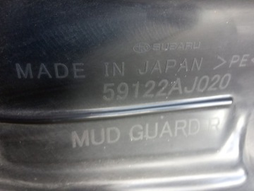PODBĚH PRAVÝ ZADNÍ SUBARU LEGACY V OUTBACK IV - 59122AJ020