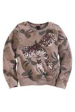 next BLUZA cekiny 7 lat 122 cm