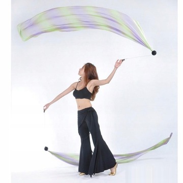 2x Poi rzucane piłki Fairy Belly Dance Stage