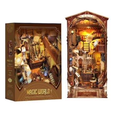 3D Puzzle Model Magická Knihovna Dřevěný Domek Kreativní Dárek