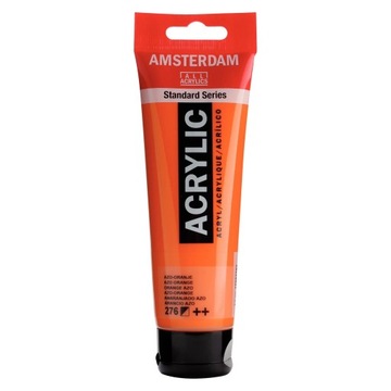 FARBA AKRYLOWA AMSTERDAM 120 ML 276 AZO ORANGE