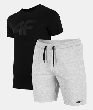 4F ZESTAW MĘSKI T-SHIRT SPODENKI KOMPLET