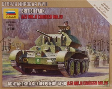 Zvezda 6227 1/100 British Tank Crusader Mk.IV