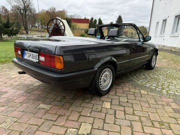 BMW Seria 3 E30 Cabrio 318 i 113KM 1992 BMW 318 1.8 113KM 93tys.km. z DE Oryginalny, zdjęcie 3