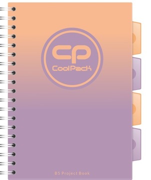 COOLPACK ZESZYT GRADIENT KOŁOZESZYT B5 BERRY