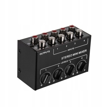 Mini stereo mikser audio