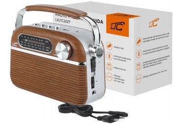 Radio przenośne RETRO BT USB MP3 SD LTC