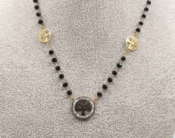 ЗОЛОТОЕ ОЖЕРЕЛЬЕ ЗНАМЕНИТОСТИ ДЕРЕВО СЧАСТЬЯ 316L