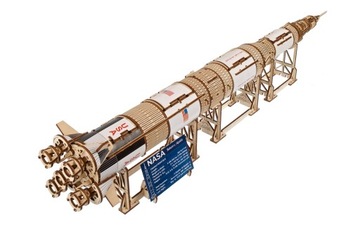 Model rakiety NASA Saturn V - Ugears