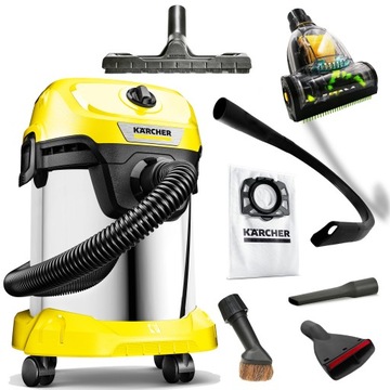 KARCHER WD 3 PREMIUM ODKURZACZ PRZEMYSŁOWY DO AUTA