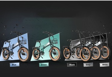 Мужской/женский электрический велосипед Samebike XWLX09 1200 Вт, 15 Ач, 20 дюймов