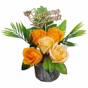 Букет мыльных цветов, композиция из мыльных роз в ПОДАРОК, подарок