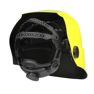 АВТОМАТИЧЕСКАЯ СВАРОЧНАЯ КАСКА APS-510G YELLOW MAT PRO TRUE COLOR IDEAL