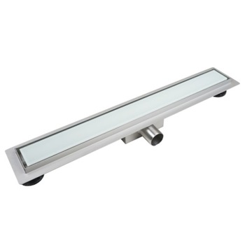 Odpływ liniowy szklany Balneo G-Drain Milky 100cm