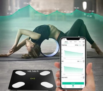 АНАЛИТИЧЕСКИЕ ВЕСЫ ДЛЯ ВАННОЙ SLIM 180 КГ SMART+ 25в1