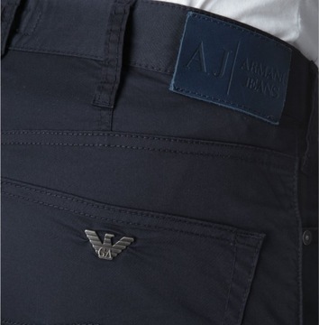 64 # ARMANI JEANS # MĘSKIE SPODNIE REGULAR W33/L34