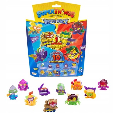 SUPER ZINGS SERIA 10 THINGS 10 FIGUREK 1 ZŁOTA