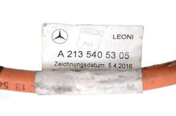 MERCEDES-BENZ E W213 2018 JINÁ SVAZEK PŘÍVODŮ / KABEL