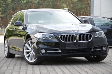 BMW Seria 5 F10-F11 Touring Facelifting 530d 258KM 2014 MEGA STAN 530D LIFT VIRTUAL KOKPIT SERWIS KREM SKÓRA GRZANE FOTELE IGŁA, zdjęcie 13