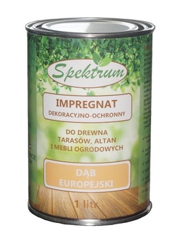 Impregnat do drewna SPEKTRUM - 1 litr - dąb