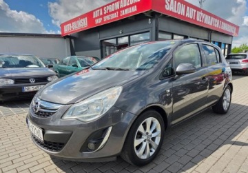 Opel Corsa D Hatchback 5d Facelifting 1.4 87KM 2012 Opel Corsa 1.4Benz.87KM Klima Alu Grzane SiedzKier. Parktronic Faktura Gwar, zdjęcie 2