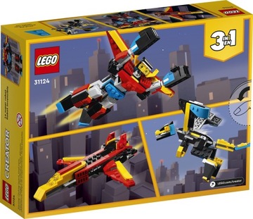 LEGO Creator 3w1 Super Robot 31124 + Torba LEGO