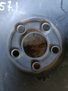 4× DISK OCELOVÝ VOLKSWAGEN OE 8X0601027C 6.0" X 15" 5X100 ET 29