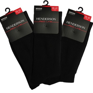 SKARPETY MĘSKIE RED LINE HENDERSON 39-42 czarne