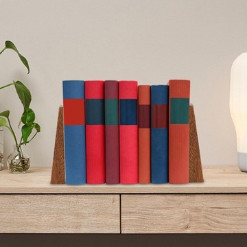 2x деревянная подставка для книг Bookend Kreaty