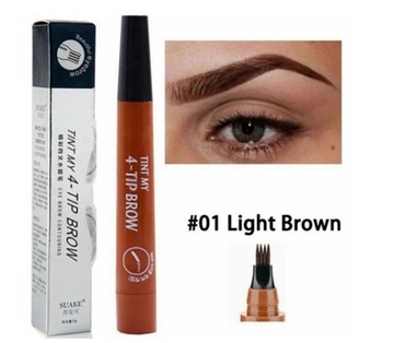 TINT MY 4-TIP BROW płynny ołówek do brwi wodoodporny Microblading #1 Ł474