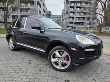 Porsche Cayenne I 4.5 V8 Turbo 500KM 2007 PORSCHE CAYENNE Turbo V8 4,8l benzyna 500KM*Od 5 lat 1 rękach*Dokumentacja