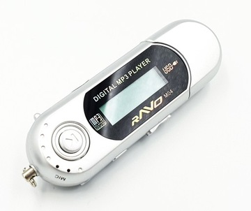 Odtwarzacz MP3 M04 16GB Pendrive USB srebrny