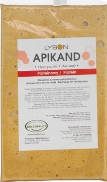 Apikand z proteinami 1kg ciasto podkarm pszczóły