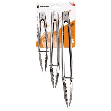 Универсальные стальные кухонные щипцы для салата-гриля