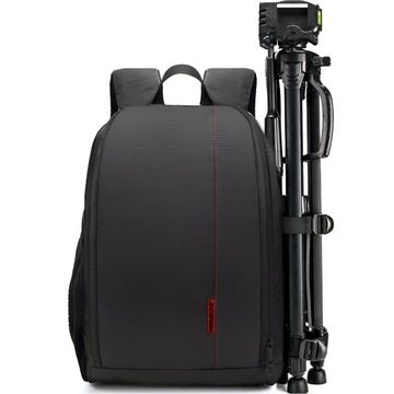PLECAK FOTOGRAFICZNY NA APARAT CANON NIKON NA LAPTOPA 15.6 POJEMNY CZARNY