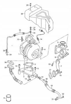 059145721F TURBO TURBÍNA A6 C6 4F 2.7 TDI