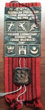 Spartakiada Szkół Budowlanych Kielce 1978 ZSMP