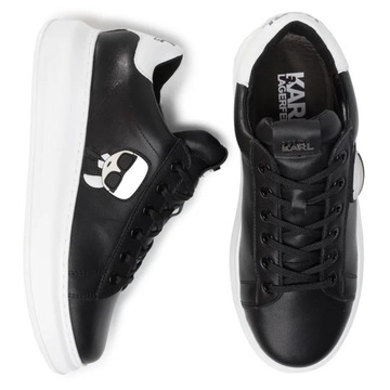 Karl Lagerfeld Buty Męskie Kapri NFT Lo Laces Black 45