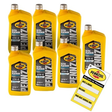 7x OLEJ PENNZOIL 0W40 SRT JEEP DODGE USA