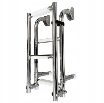 ЛЕСТНИЦА ДЛЯ ЯХТЫ, НЕРЖАВЕЮЩАЯ НЕРЖАВЕЮЩАЯ, 2+1 УЗКАЯ WH - 04640