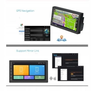 РАДИО 2DIN ANDROID USB BT GPS WIFI SPOTIFY BMW