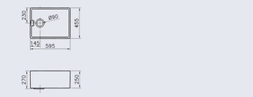 Мойка Reginox Belfast Contemporary, белая керамика